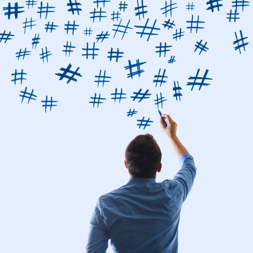 How many hashtags to use in each post