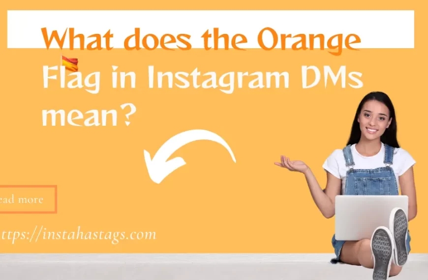 What does the orange Flag in Instagram DMs mean?
